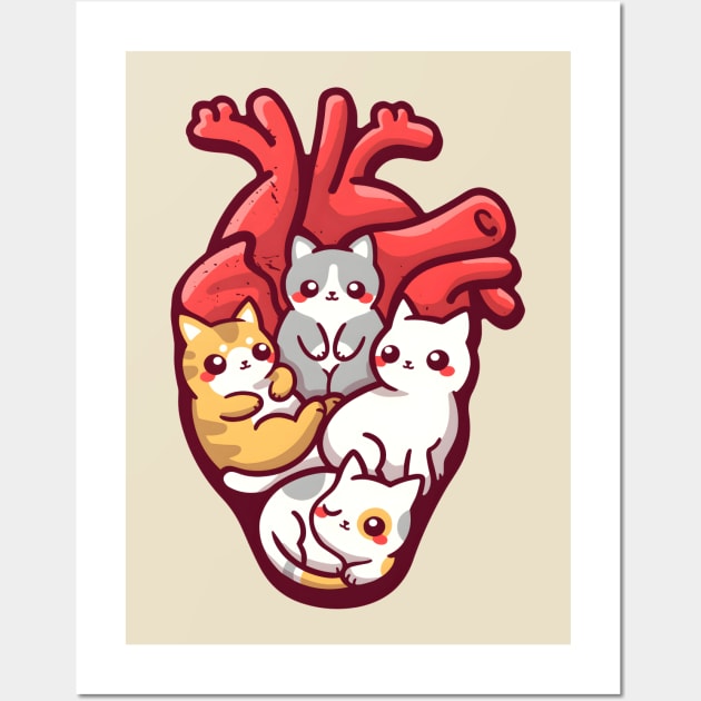 Cat Lover Anatomy Wall Art by Angelavasquez